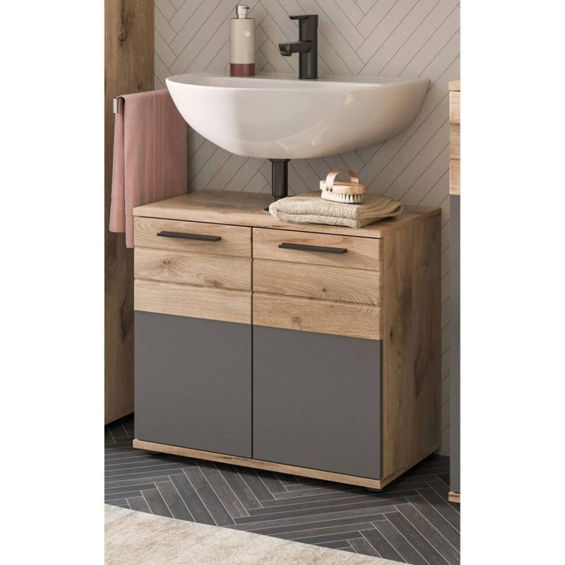 Inn.Furn Waschbeckenunterschrank Eiche Grau 60 cm mit Soft-Close Tomaso Inn.Furn Waschbeckenunterschrank Eiche Grau 60 cm mit Soft-Close Tomaso von Inn.Furn