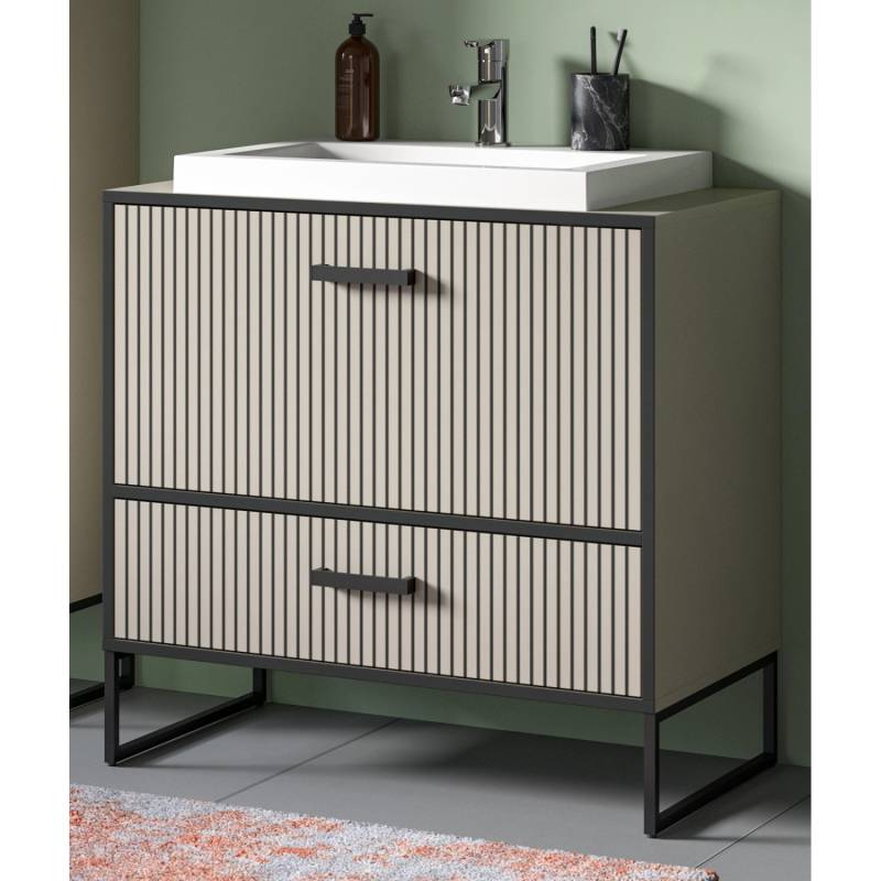 Inn.Furn Waschbeckenunterschrank mit Waschbecken in Sand 80 cm Scana Inn.Furn Waschbeckenunterschrank mit Waschbecken in Sand 80 cm Scana von Inn.Furn