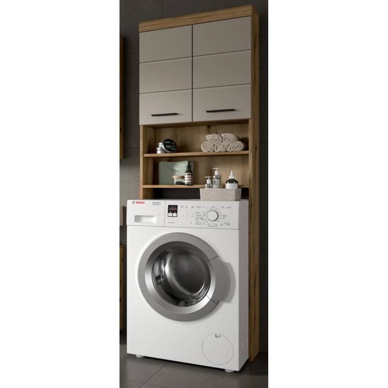 Inn.Furn Waschmaschinenschrank in Sand und Eiche 63 x 191 cm Shawn Inn.Furn Waschmaschinenschrank in Sand und Eiche 63 x 191 cm Shawn von Inn.Furn