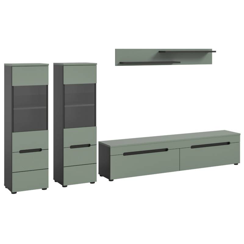 Inn.Furn Wohnwand in Salbei und Grau 272 cm Cooper Inn.Furn Wohnwand in Salbei und Grau 272 cm Cooper von Inn.Furn