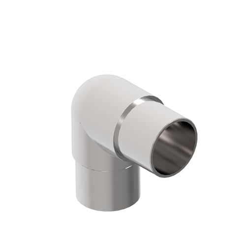 Eckbogen 90 Grad Edelstahl Rohrverbinder abgerundet Bogen 42,4 x 2,0 mm Handlauf Geländer Fitting Endstück Rohrbogen Ecke Rundrohr Steckfitting V2A Eckbogen 90 Grad Edelstahl Rohrverbinder abgerundet Bogen 42,4 x 2,0 mm Handlauf Geländer Fitting Endstück Rohrbogen Ecke Rundrohr Steckfitting V2A von Innbee