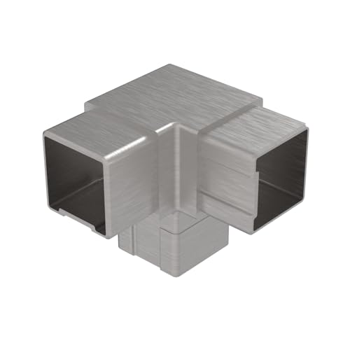 Eckverbinder mit Abgang Eckverbinder Edelstahl Rohrverbinder für Rohr 40x40x2mm eckig Ecke Profil flach Rohr Handlauf Geländer Steckfitting Fitting V2A Eckverbinder mit Abgang Eckverbinder Edelstahl Rohrverbinder für Rohr 40x40x2mm eckig Ecke Profil flach Rohr Handlauf Geländer Steckfitting Fitting V2A von Innbee
