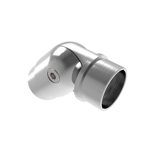 Gelenkverbinder Edelstahl Rohrverbinder Bogen 42,4 x 2,0 mm 0-90 Grad Handlauf Geländer Fitting Rohrbogen regulierbar Rundrohr Steckfitting V2A Gelenkverbinder Edelstahl Rohrverbinder Bogen 42,4 x 2,0 mm 0-90 Grad Handlauf Geländer Fitting Rohrbogen regulierbar Rundrohr Steckfitting V2A von Innbee