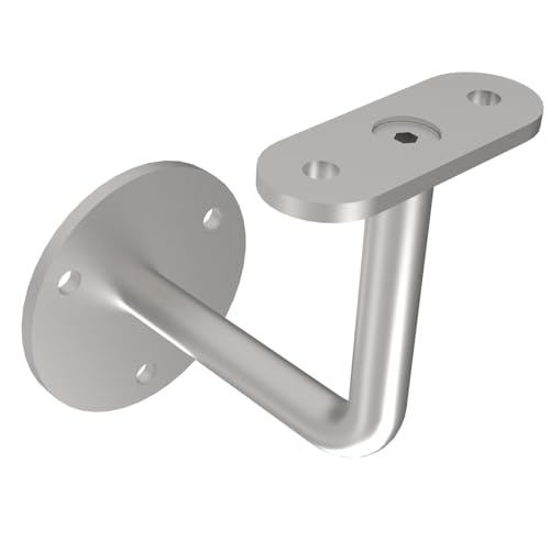 Handlaufhalter Edelstahl Halterung Wandhalter Treppengeländer Edelstahlrohr flach Wandbefestigung Handlaufträger Haltergriff Handlaufhalter Edelstahl Halterung Wandhalter Treppengeländer Edelstahlrohr flach Wandbefestigung Handlaufträger Haltergriff von Innbee