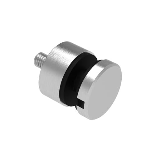 Punkthalter 30 mm Glas 6-12,76 mm Glashalter Edelstahl V2A Geländer Glasklemme Halterung Glasgeländer Halter für Glas Glasplatte Glaspunkthalter Scheibenhalterung Glashalterung M8 von Innbee