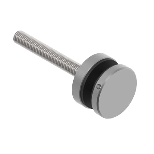 Punkthalter 40 mm Glas 8-17,52mm Glashalter Edelstahl V2A Geländer Glasklemme Halterung Glasgeländer Halter für Glas Glasplatte Glaspunkthalter Scheibenhalterung Glashalterung M10 von Innbee