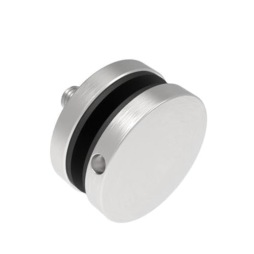 Punkthalter 50 mm Glas 8-17,52 mm Glashalter Edelstahl V2A Geländer Glasklemme Halterung Glasgeländer Halter für Glas Glasplatte Glaspunkthalter Scheibenhalterung Glashalterung M10x45 von Innbee