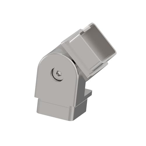 Quadratrohr-Verbinder mit Gelenk 0-90 Grad Edelstahl Rohrverbinder für Rohr 40x40x2mm eckig Gelenkverbinder Profil flach Rohr Handlauf Geländer Steckfitting Fitting V2A Quadratrohr-Verbinder mit Gelenk 0-90 Grad Edelstahl Rohrverbinder für Rohr 40x40x2mm eckig Gelenkverbinder Profil flach Rohr Handlauf Geländer Steckfitting Fitting V2A von Innbee