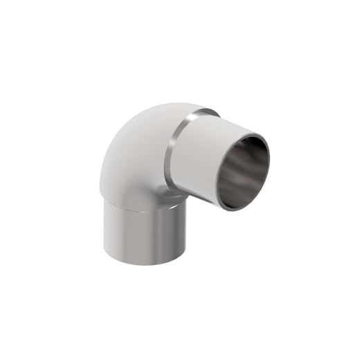 Rundbogen 90 Grad Edelstahl Rohrverbinder Bogen 42,4 x 2,0 mm Handlauf Geländer Fitting Endstück Rohrbogen Ecke Rundrohr Steckfitting V2A Rundbogen 90 Grad Edelstahl Rohrverbinder Bogen 42,4 x 2,0 mm Handlauf Geländer Fitting Endstück Rohrbogen Ecke Rundrohr Steckfitting V2A von Innbee