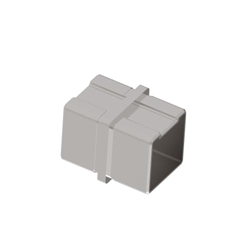 Verbindungsmuffe Edelstahl Rohrverbinder für Rohr 40x40x2mm eckig gerade Profil flach Rohr Handlauf Geländer Steckfitting Fitting V2A Verbindungsmuffe Edelstahl Rohrverbinder für Rohr 40x40x2mm eckig gerade Profil flach Rohr Handlauf Geländer Steckfitting Fitting V2A von Innbee