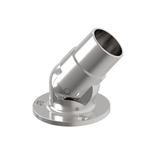 Wandflansch Edelstahl Rohr 42,4x2,0 mm mit Gelenk 0-70 Grad Edelstahlrohr Steckfitting Wand Wandhalter Gelaender Halterung für Handlauf Wandanschluss Rund Wandhalterung Rohrflansch Bodenflansch V2A Wandflansch Edelstahl Rohr 42,4x2,0 mm mit Gelenk 0-70 Grad Edelstahlrohr Steckfitting Wand Wandhalter Gelaender Halterung für Handlauf Wandanschluss Rund Wandhalterung Rohrflansch Bodenflansch V2A von Innbee