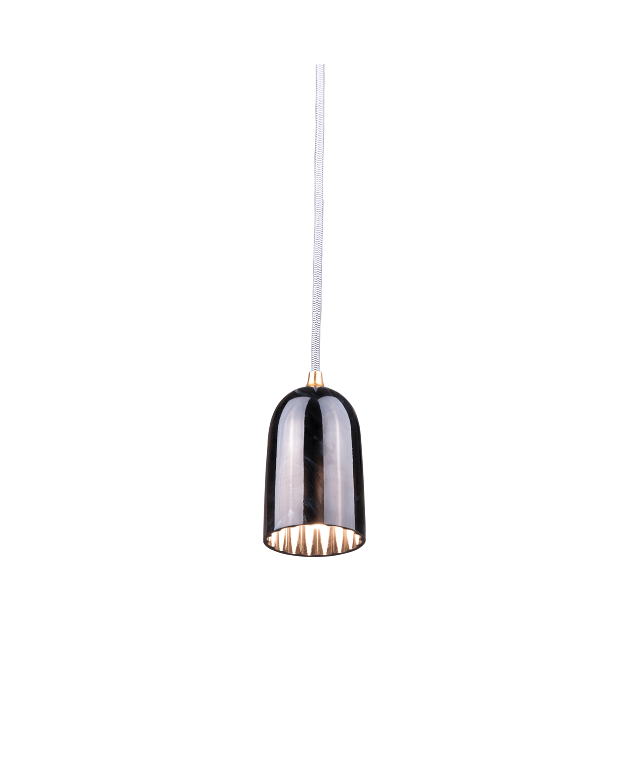 Innermost - Doric 8 Pendelleuchte Polished Black Marble von Innermost