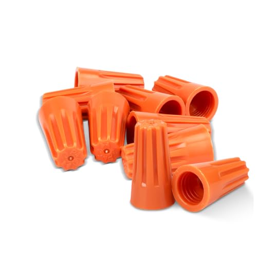 Innfeeltech 10 Stück Elektrischer Draht Anschluss Schraube Twist Connector Cap, Twist Muttern Caps Anschluss für Draht von 2.5-4mm² von Innfeeltech