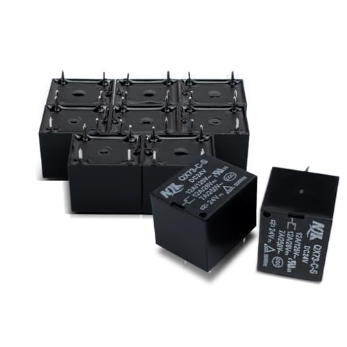 Innfeeltech 10 Stück Leistungsrelais JQC-3F 5 Pin DC 24V Mini SPST Power Coil Relais für den Schutz von Stromkreisen von Innfeeltech