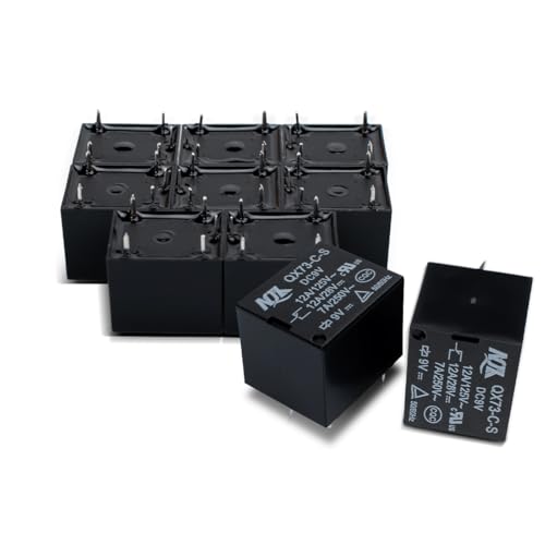Innfeeltech 10 Stück Leistungsrelais JQC-3F 5 Pin DC 9V Mini SPST Leistungsspulenrelais für den Schutz von Stromkreisen Innfeeltech 10 Stück Leistungsrelais JQC-3F 5 Pin DC 9V Mini SPST Leistungsspulenrelais für den Schutz von Stromkreisen von Innfeeltech