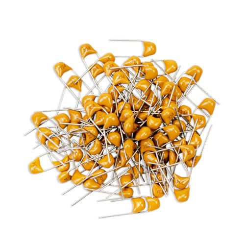 Innfeeltech 100pcs 50V 0.33uF monolithisches keramisches Kondensator-gelbes elektronisches Zubehör für Computer und Telefon von Innfeeltech