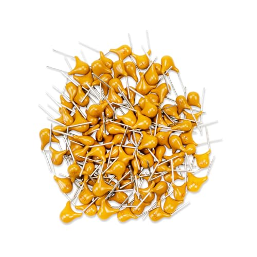 Innfeeltech 100pcs 50V 10uF monolithisches keramisches Kondensator-gelbes elektronisches Zubehör für Computer und Telefon von Innfeeltech
