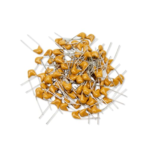 Innfeeltech 100pcs 50V 1uF monolithisches keramisches Kondensator-gelbes elektronisches Zubehör für Computer und Telefon von Innfeeltech
