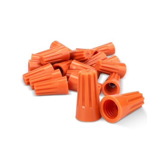 Innfeeltech 20 St. Elektrischer Draht Anschluss Schraube Twist Connector Cap, Twist Muttern Caps Anschluss für Draht von 1-1.5mm² von Innfeeltech