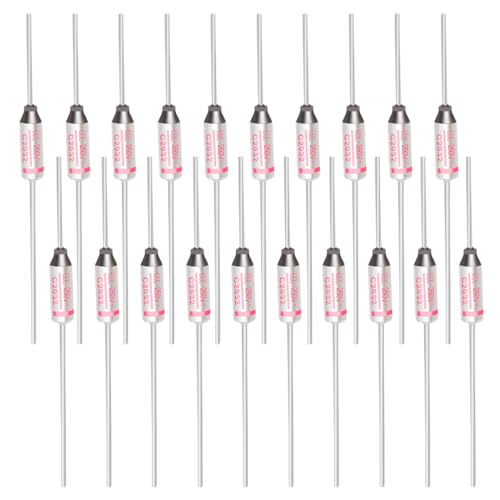 Innfeeltech 20 Stück SEFUSE 10A 250V Thermische Sicherungen 216 Grad Celsius Thermische Abschaltungen von Innfeeltech