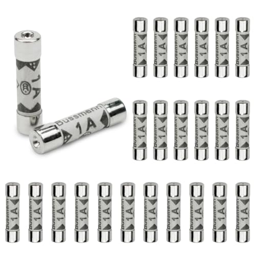 Innfeeltech 25 Pcs 1 Amp 240 Volt 6.3 * 25mm BS1362 keramische Rohrsicherung von Innfeeltech