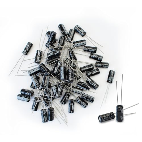 Innfeeltech 50 Pcs Elektrolytkondensator 0.47uF 50V Aluminium Radial Elektrolytkondensatoren Innfeeltech 50 Pcs Elektrolytkondensator 0.47uF 50V Aluminium Radial Elektrolytkondensatoren von Innfeeltech