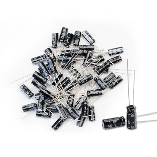 Innfeeltech 50 Pcs Elektrolytkondensator 1uF 50V Aluminium Radial Elektrolytkondensatoren Innfeeltech 50 Pcs Elektrolytkondensator 1uF 50V Aluminium Radial Elektrolytkondensatoren von Innfeeltech