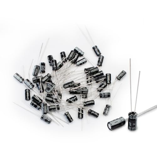 Innfeeltech 50 Pcs Elektrolytkondensator 22uF 25V Aluminium Radial Elektrolytkondensatoren Innfeeltech 50 Pcs Elektrolytkondensator 22uF 25V Aluminium Radial Elektrolytkondensatoren von Innfeeltech