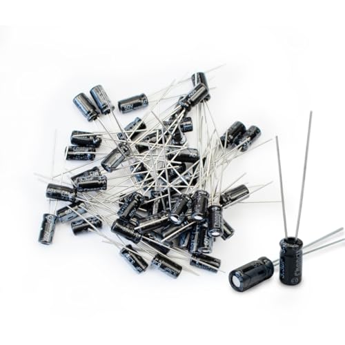 Innfeeltech 50 Pcs Elektrolytkondensator 3.3uF 50V Aluminium Radial Elektrolytkondensatoren Innfeeltech 50 Pcs Elektrolytkondensator 3.3uF 50V Aluminium Radial Elektrolytkondensatoren von Innfeeltech