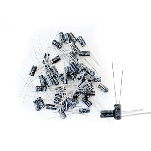 Innfeeltech 50 Pcs Elektrolytkondensator 4.7uF 50V Aluminium Radial Elektrolytkondensatoren Innfeeltech 50 Pcs Elektrolytkondensator 4.7uF 50V Aluminium Radial Elektrolytkondensatoren von Innfeeltech