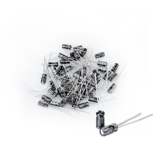 Innfeeltech 50 Pcs Elektrolytkondensator 47uF 16V Aluminium Radial Elektrolytkondensatoren von Innfeeltech