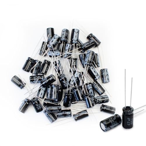 Innfeeltech 50 Pcs Elektrolytkondensator 47uF 50V Aluminium Radial Elektrolytkondensatoren Innfeeltech 50 Pcs Elektrolytkondensator 47uF 50V Aluminium Radial Elektrolytkondensatoren von Innfeeltech