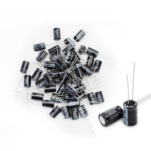 Innfeeltech 50 Pcs Elektrolytkondensator 680uF 16V Aluminium Radial Elektrolytkondensatoren von Innfeeltech