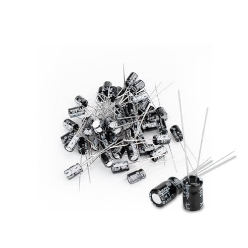 Innfeeltech 50 Stück Elektrolytkondensator 100uF 10V Aluminium-Radial-Elektrolytkondensatoren von Innfeeltech