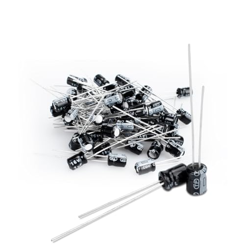 Innfeeltech 50 Stück Elektrolytkondensator 1uF 16V Aluminium Radial-Elektrolytkondensatoren Innfeeltech 50 Stück Elektrolytkondensator 1uF 16V Aluminium Radial-Elektrolytkondensatoren von Innfeeltech