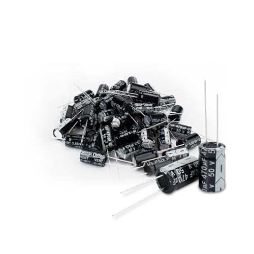 Innfeeltech 50 Stück Elektrolytkondensator 470uF 50V Aluminium-Radial-Elektrolytkondensatoren Innfeeltech 50 Stück Elektrolytkondensator 470uF 50V Aluminium-Radial-Elektrolytkondensatoren von Innfeeltech