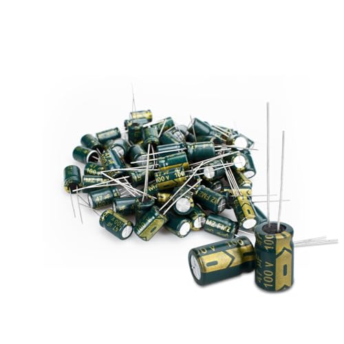 Innfeeltech 50 Stück Elektrolytkondensator 47uF 100V Aluminium-Radial-Elektrolytkondensatoren Innfeeltech 50 Stück Elektrolytkondensator 47uF 100V Aluminium-Radial-Elektrolytkondensatoren von Innfeeltech