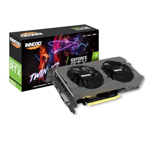 INNO3D NVIDIA GEFORCE RTX 3050 Twin X2 V2 6GB GDDR6 96-Bit PCIe 4.0 Gaming Grafikkarte - N30502-06D6-1880VA60 INNO3D NVIDIA GEFORCE RTX 3050 Twin X2 V2 6GB GDDR6 96-Bit PCIe 4.0 Gaming Grafikkarte - N30502-06D6-1880VA60 von Inno3D