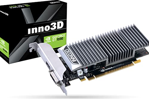 Inno3D N1030-1SDV-E5BL GeForce GT 1030 2GB GDDR5 Grafikkarte (GeForce GT 1030, 2GB GDDR5, 64bit, 4096 x 2160 Pixel, PCI Express 3.0) von Inno3D