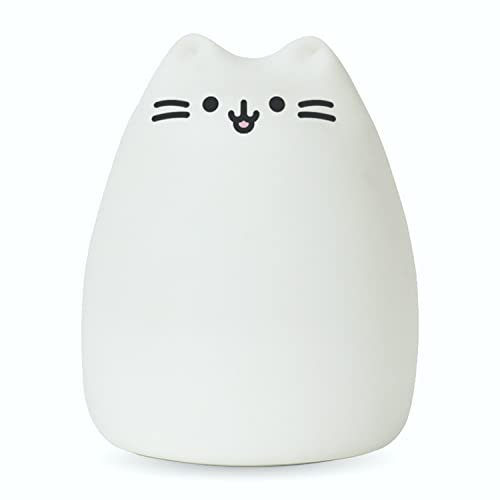InnoGIO GIOKitty Midi, Nachtlicht als Katze aus Silikon für Kinder, 7 Farben mit Abschaltautomatik, Deko für Baby- & Kleinkinderzimmer, Einschlafhilfe & Night Light für Kids, LED Lampe in Tierform InnoGIO GIOKitty Midi, Nachtlicht als Katze aus Silikon für Kinder, 7 Farben mit Abschaltautomatik, Deko für Baby- & Kleinkinderzimmer, Einschlafhilfe & Night Light für Kids, LED Lampe in Tierform von InnoGIO