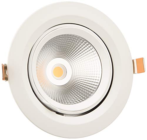 LED-Downlight Multispot 45W,ws warmweiß 930, 4000lm,45° Treiber im Lieferumfang von Rutec