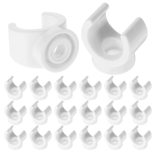 1/2 Zoll PEX Clips, 20Stück PEX Rohrschellenclips Kunststoff Rohraufhänger Klemmen Wasserrohrschellen U-Haken Wasserrohrhalter Klemmen Weiße Schlauchschellen Rohrschelle Clip Stecknuss für Wasserrohre 1/2 Zoll PEX Clips, 20Stück PEX Rohrschellenclips Kunststoff Rohraufhänger Klemmen Wasserrohrschellen U-Haken Wasserrohrhalter Klemmen Weiße Schlauchschellen Rohrschelle Clip Stecknuss für Wasserrohre von InnoHHustle