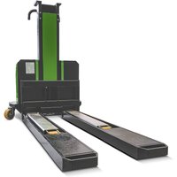 InnoLIFT® Elektro-Hochhubwagen zur Mitnahme, semielektrisch, Tragfähigkeit 600 kg, Ladehöhe 600 mm von InnoLIFT®