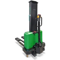 InnoLIFT® Elektro-Hochhubwagen zur Mitnahme, vollelektrisch, Tragfähigkeit 1.000 kg, Ladehöhe 1.150 mm von InnoLIFT®