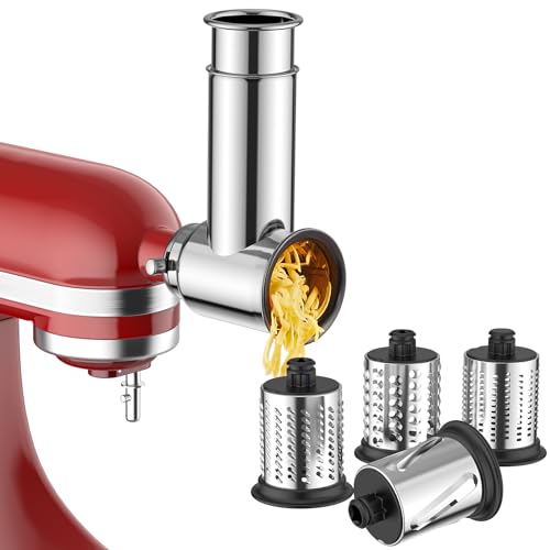 Edelstahl Hobel / Häcksler Aufsatz für KitchenAid Standmixer von InnoMoon