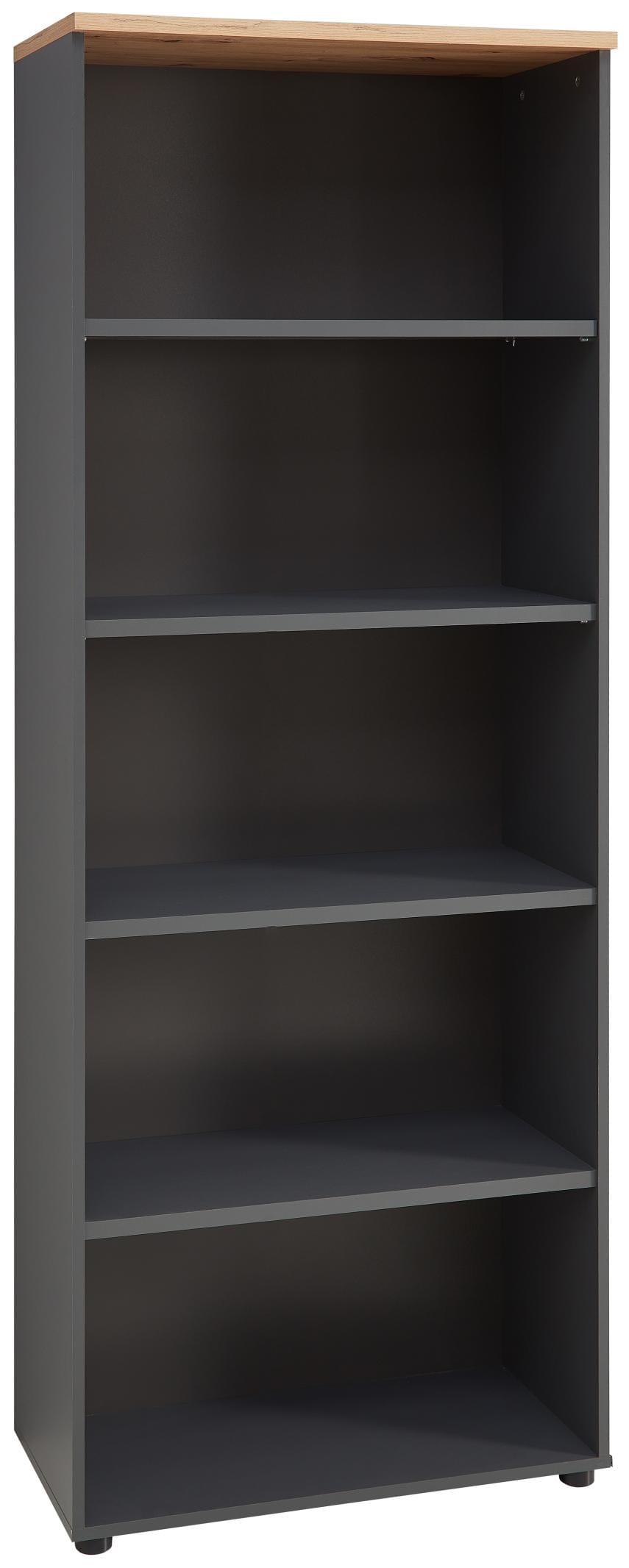 Büroregal MEMPHIS GH03 75 cm Oberboden Artisan Eiche Korpus Graphit von InnoStyle