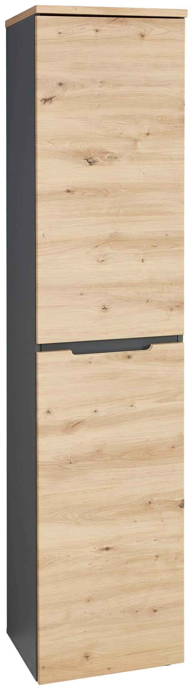 Büroschrank MEMPHIS 1-türig GH05 Front Artisan Eiche Korpus Graphit von InnoStyle