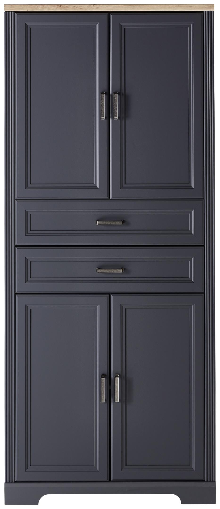 Büroschrank Stauraumelement JASMIN 02 Graphit Artisan Eiche von InnoStyle