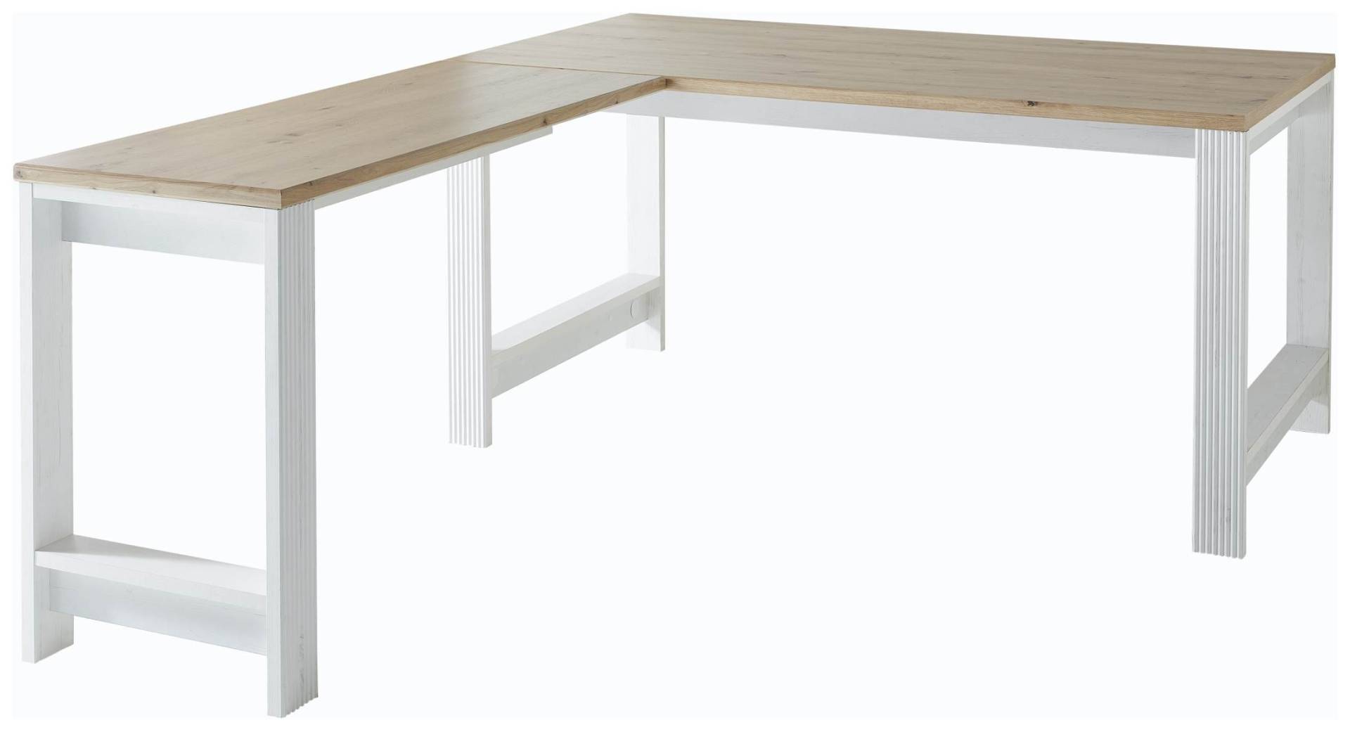 Eckschreibtisch JASMIN im Landhausstil Schreibtisch Pinie und Eiche Eckschreibtisch JASMIN im Landhausstil Schreibtisch Pinie und Eiche von InnoStyle