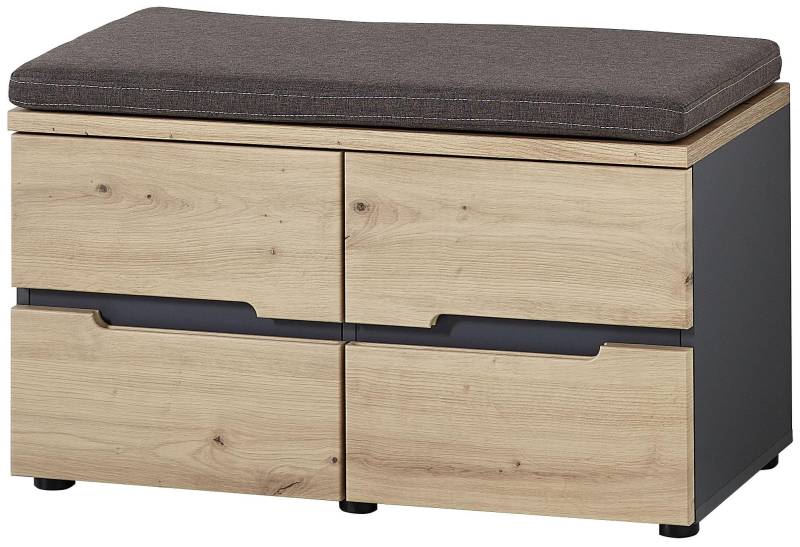 Garderobenbank Flurbank MEMPHIS Artisan Eiche Nachbildung inkl. Kissen von InnoStyle
